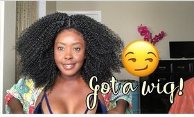 Bought a new wig! It's my favorite style! Sensationnel Curls Kinks & CO KINKY 4B-4C GAME CHANGER