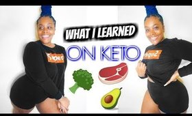 WHAT I LEARNED FROM THE KETO DIET | GREAT TIPS FOR WEIGHT LOSS