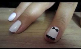 "Tuxedo Nails"