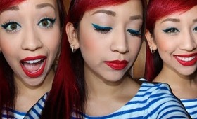 Simple and Quick 4th of July Makeup Tutorial!