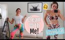 How I am losing fat for my wedding//CLEAN WITH ME// Cozy Fall Haul