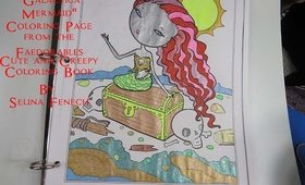 Mermaid Faedorables by Selina Fenech Coloring Page
