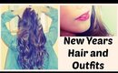 Get Ready With Me: New Years Hair and Outfits