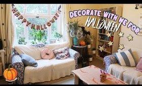 Decorate With me for my Halloween Party!