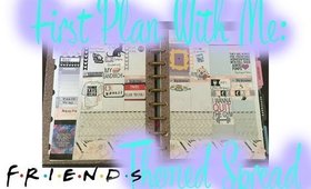 My First Plan With Me: F.R.I.E.N.D.S Themed Spread | 7BearSarah