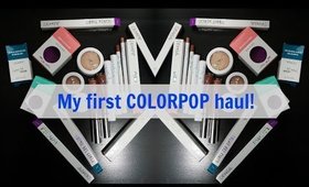 My first COLORPOP Haul!