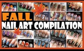 FALL NAIL ART COMPILATION | MELINEY HOW TO  AUTUMN DESIGNS