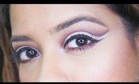 Trying the "Cut Crease" Makeup Look | Debasree Banerjee