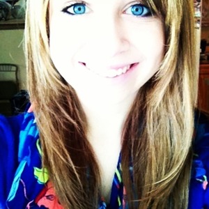 May be filtered, but blue eyes are still beautiful! 