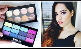 Freedom Eye Shadow Palette & Kiss Beauty Contour Palette Review