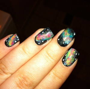 Galaxy / Nebula nails