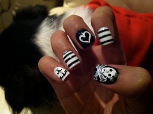 one of my favorite nail designs I got done last year :)