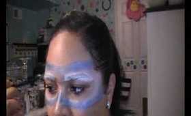 feelin so blue... very easy face mask