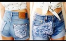 How To: Lace Denim Shorts!