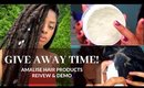 How I Maintain & Refresh My Protective Style Via Amalise Products | Give Away