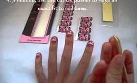 How To Apply Nail Polish Strips