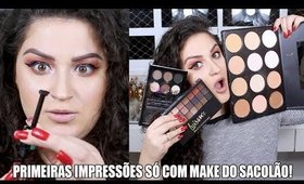 TESTANDO MAKES DA 25 DE MARÇO - #MAKEDOSACOLÃO #4 | Duda Fernandes