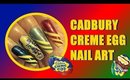 CADBURY CREME EGG NAIL ART