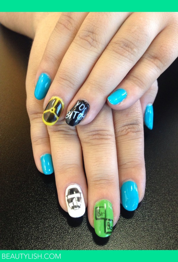 30+ Edgy Green and Black Nail Designs For A Bold Look - Abelle