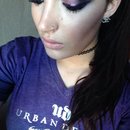 Purple glitter xo #urban decay 