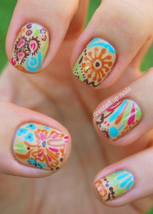 #Colorful #Beautiful #Nails #For #summer 