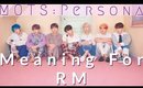 BTS The Map Of The Soul : Persona Album Explained By RM