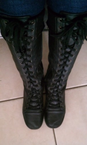 Love my boots 