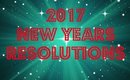 2017 New Years Resolutions