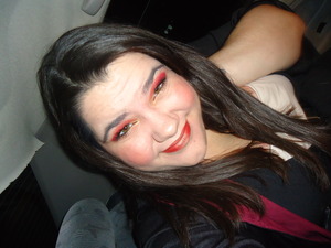 the makeup I sported to the harry potter premier :)