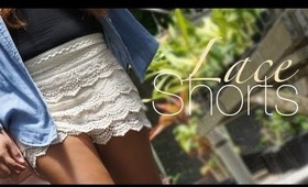 Style File - Summer Pairings: Lace Shorts