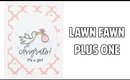 LAWN FAWN PLUS ONE - BABY CARD