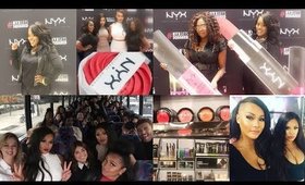 VLOG 13| NYX VIP | HANGING WITH SONJDRADELUXE & MSROSHPOSH