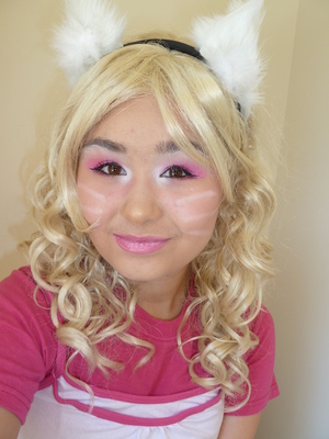 Hello Kitty makeup