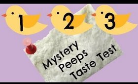 Mystery Peeps Taste Test 2017