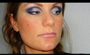 Blue & Silver make-up tutorial