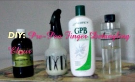 DIY: PrePoo Finger Detangling Eiixir