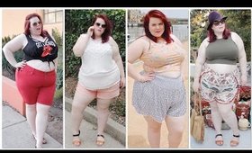 Plus Size Shorts & Crop Top Try-On Haul: Asos Curve, Torrid & Forever 21 Plus