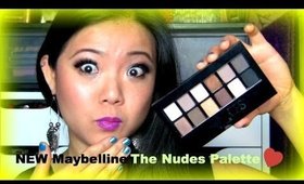 NEW Maybelline The Nudes Palette Tutorial (BeatuyCon Get Ready)