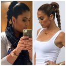 Jennifer Lopez recreated ponytail braid