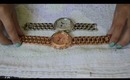 How to remove a watch link using at home tools.