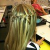 Waterfall Braid From Back