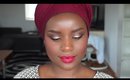 MAKEUP | Glam Look w/ Red Lipstick For Darker Complexions