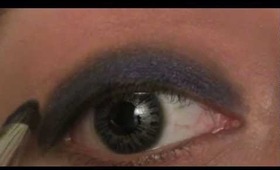 Rihanna blue inspired look