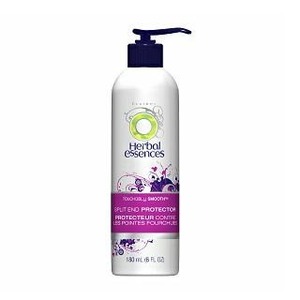 So I have found one of the best products for frizzy and split ends. I live in Florida, which has a lot of humidity. I have naturally curly hair which means lots of frizz and fly aways. I finally had enough and bought Herbal Essences: Split end protector. And i fell in love. After every shower, i put a dime sized of the product in my hair and then there's no frizz. My hair is so soft and my curls look flawless. It's about $4, I think. I've had the same bottle for almost a year. So it'll last a while. Plus, it has such a sweet smell to it. You can just throw some of this in your hair and go. I recommend this to anyone who is tired of their frizzy, split ends, dry, brittle hair. :-)