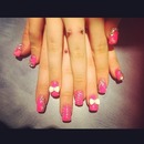 pink nail/finger piercing! 