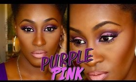 Spring GRWM Soft Purple & Pink Makeup Look | Shlinda1