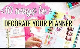 ♥ 10 CHEAP WAYS TO DECORATE YOUR PLANNER & DIYS  | Paris & Roxy