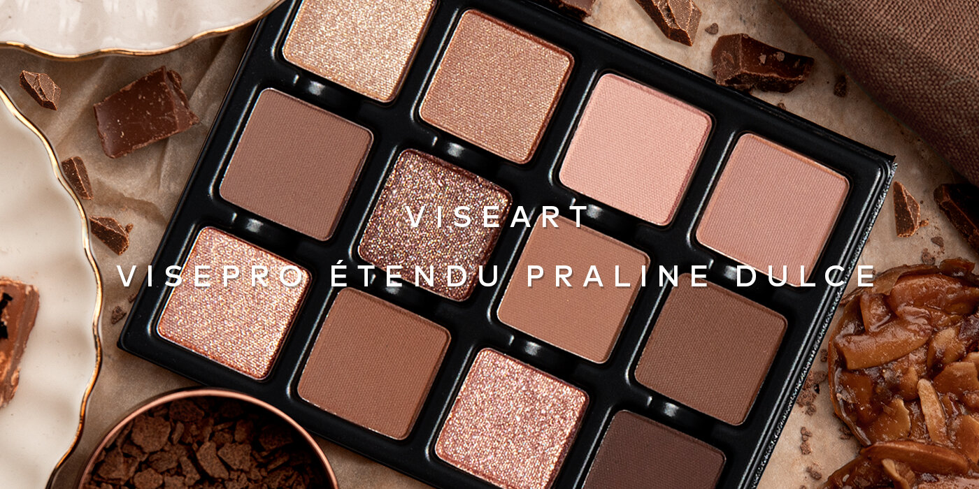 A curated collection of toasted shades inspired by praline, caramel, cacao, and burnished sugar. Shop the Viseart VisePRO Etendu Praline Dulce on Beautylish.com
