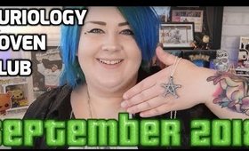 🕸️ CURIOLOGY COVEN CLUB - SEPTEMBER 2018 UNBOXING 🕸️