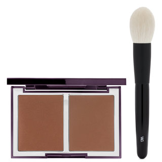 The First Edition F3 Powder Brush + Free The Radiance Boosting Face Palette Deep Copper